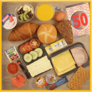 cadeau voor opa's verjaardag - ontbijt aan huis bezorgen