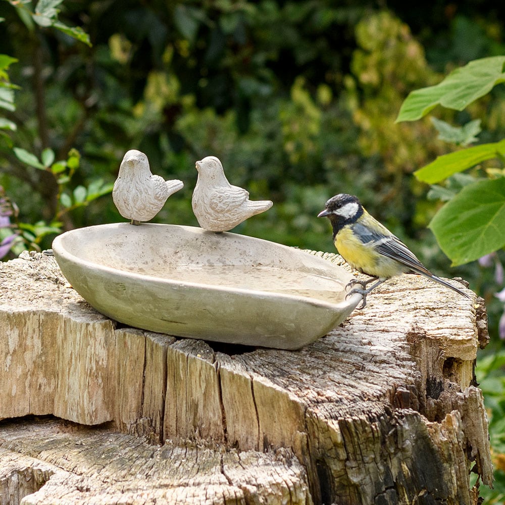 vogeldrinkschaal - cadeau voor opa