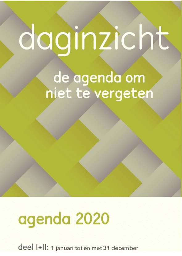 cadeau voor ouderen - agenda duidelijke dagindeling