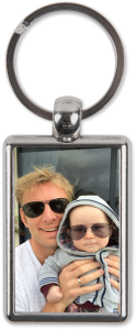 Sleutelhanger met foto sleutelhanger met foto - vaderdagcadeau
