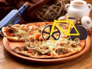 Cadeau voor een wielrenfanaat cadeau voor een wielrenfanaat - pizzasnijder fiets