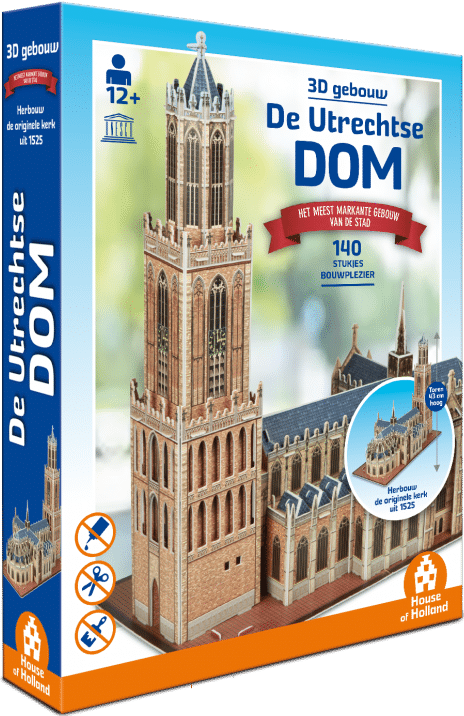 3D-Puzzel Nederlandse gebouwen - De Dom Utrecht