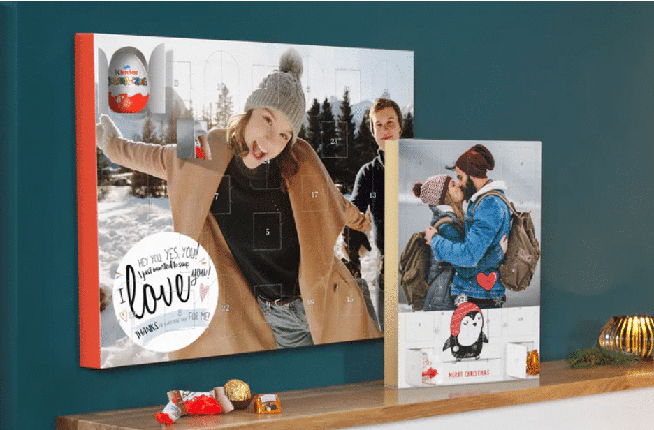 Sinterklaascadeau voor Opa - adventskalender adventskalender met foto en chocolade - cadeau voor opa