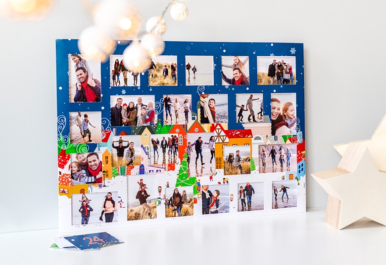 Adventskalender - elke dag een andere foto cadeau voor opa - adventskalender met eigen foto's