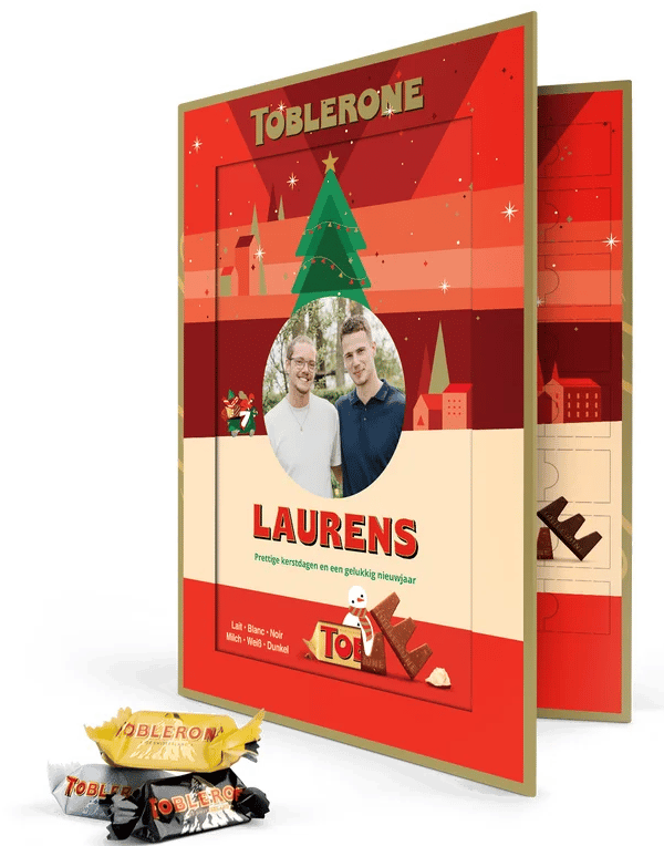 Adventskalender met eigen foto's sinterklaascadeau voor opa - adventskalender met eigen foto