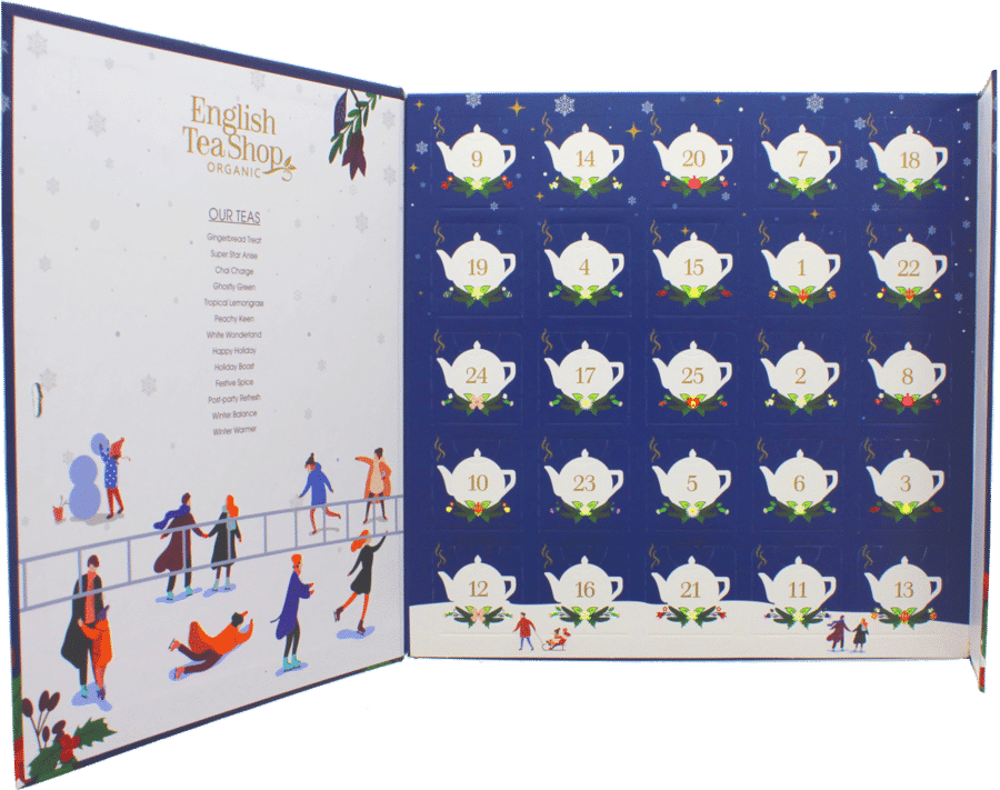 Adventskalender met thee adventskalender voor Opa - thee
