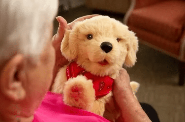 interactieve knuffel dementie - hond