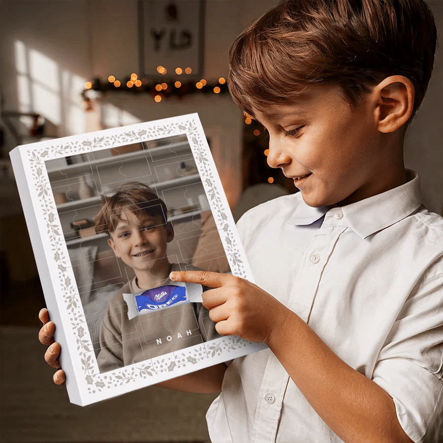 Sinterklaascadeau voor Opa - adventskalender adventskalender met foto en chocolade