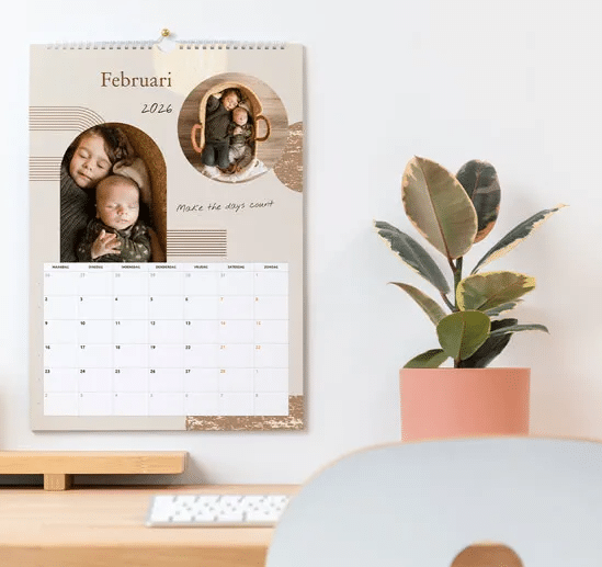 kalender met eigen foto's - cadeau voor opa
