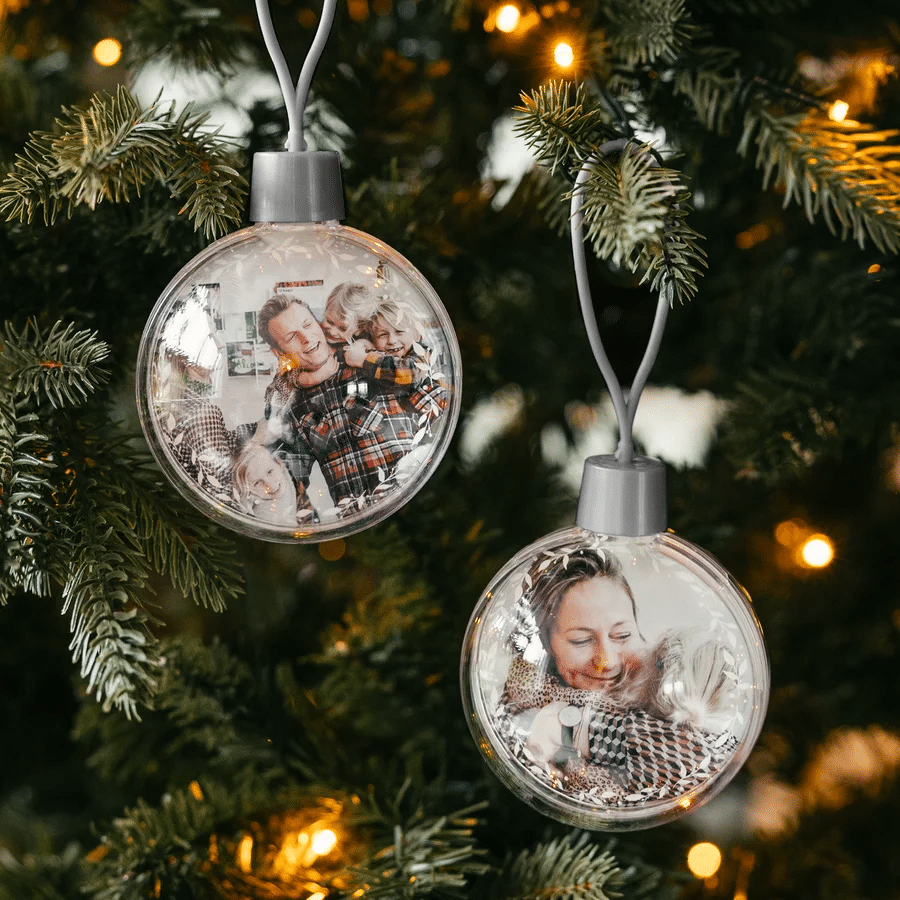 kerstbal met foto - cadeau voor opa