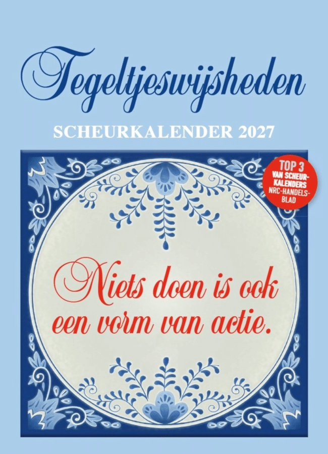 cadeau man 70 jaar - scheurkalender tegeltjeswijsheden