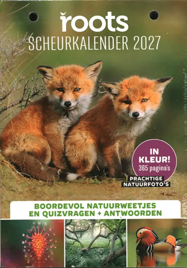 scheurkalender voor een natuurliefhebber