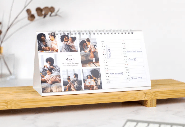 Bureaukalenders - Cadeau voor Opa cadeau voor grootouders - kalender met eigen foto's