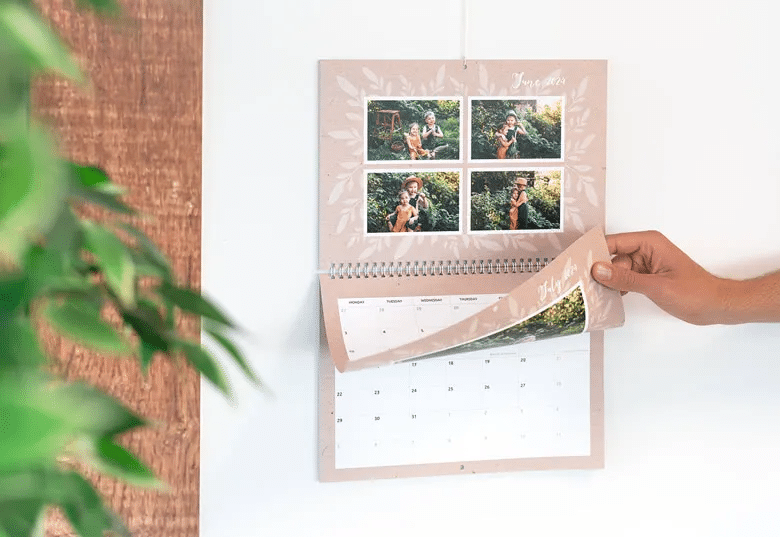 kalender met eigen foto's - cadeau voor opa